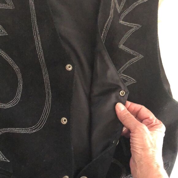 Exclusive Paragraff Clothing Co Leather Vest Size M Black GUC - Picture 4 of 4